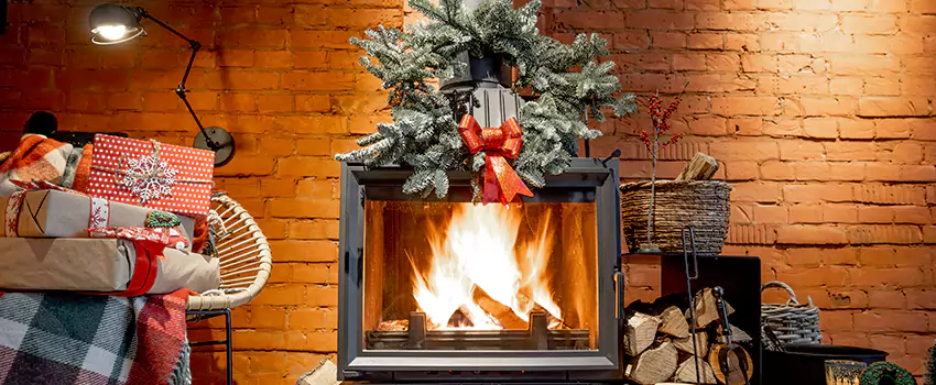 Travis Industries Linear Gas Fireplace Installation in Deer Park, Texas
