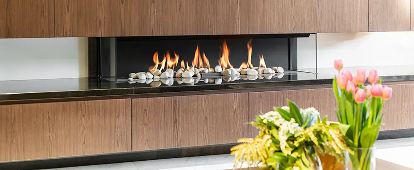 Double-height Fireplace Design Refurbishment in Deer Park, Texas