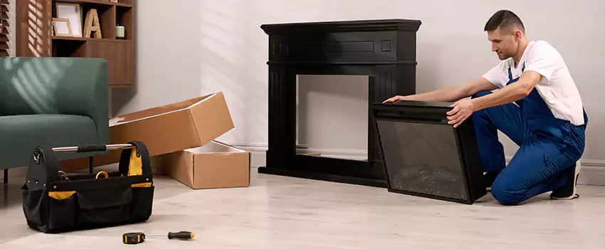 Old Rusted Metal Fireplace Repair And Replacement in Deer Park, TX